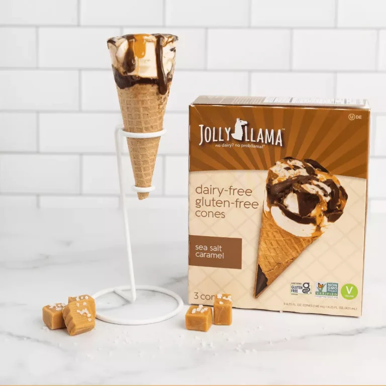 Caramel ice-cream tube
