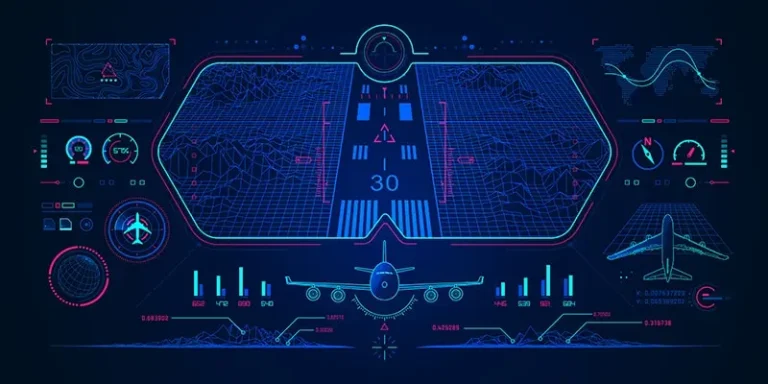 Plane landing visualisation