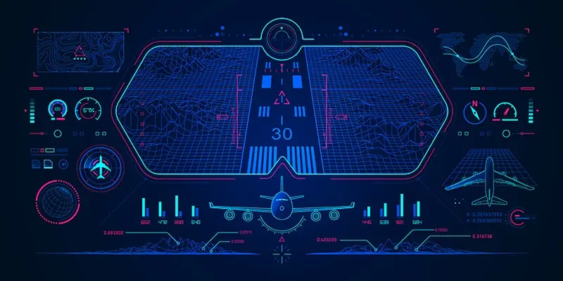 Plane landing visualisation