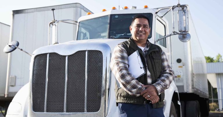 Truck driver holding clipboard Mobi Getty kali9 compressed